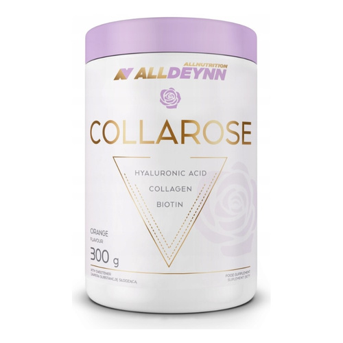 AllDeynn Collarose Collagen Hyaluronic Acid and Biotin for Healthy Skin with Orange Flavor 300g