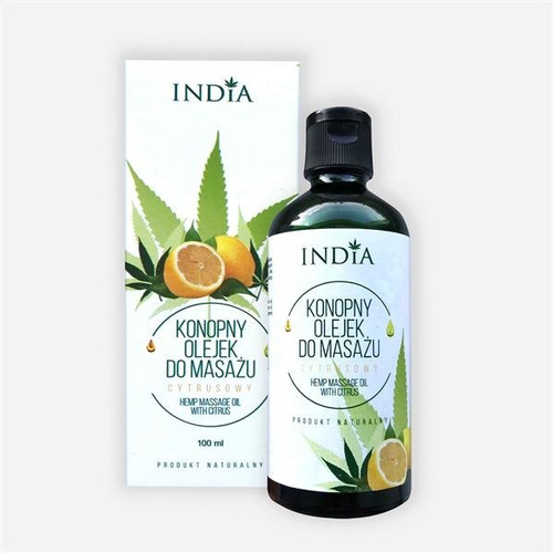 INDIA COSMETICS Olejek do masażu - cytrusowy, 100ml