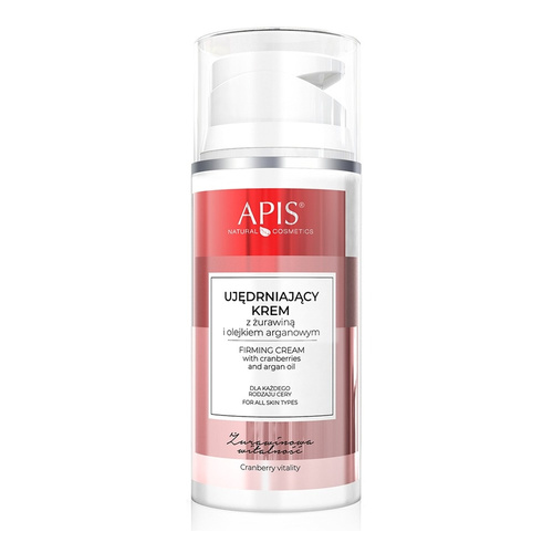 Apis Cranberry Vitality Ujędrniający Krem z Żurawiną i Olejkiem Arganowym dla każdego Rodzaju Skóry 100ml