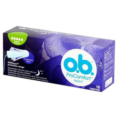 Tampons ob ProComfort Night, Super Plus comfort 16pcs