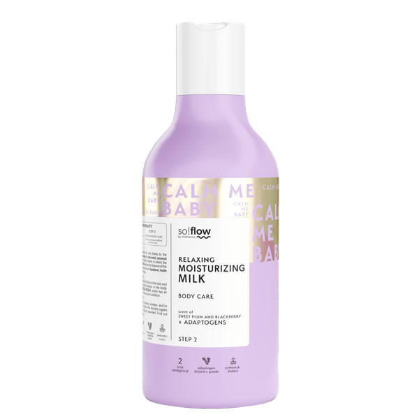 So!Flow by Vis Plantis Relaksujące Mleczko Nawilżające 400ml Best Before 23.01.26
