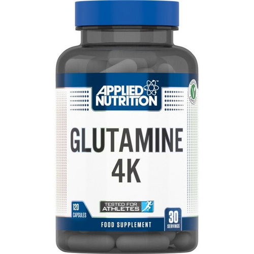Applied Nutrition Glutamine 4K L-Glutamine for Muscle Recovery 120 Capsules