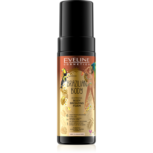 Eveline Brazilian Body Moisturizing Express Bronzing Body Foam 150ml