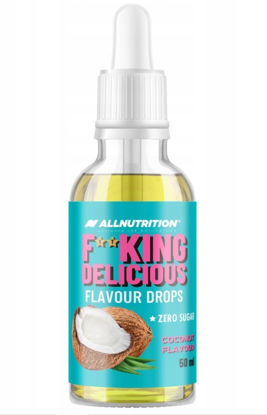 Allnutrition Fitking Delicious Flavour Drops Krople Smakowe Kokosowe Bez Cukru 50ml