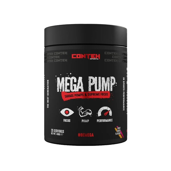 Conteh Sports Mega Pump Stim-Free Pre-Workout For Pump and Focus 400g