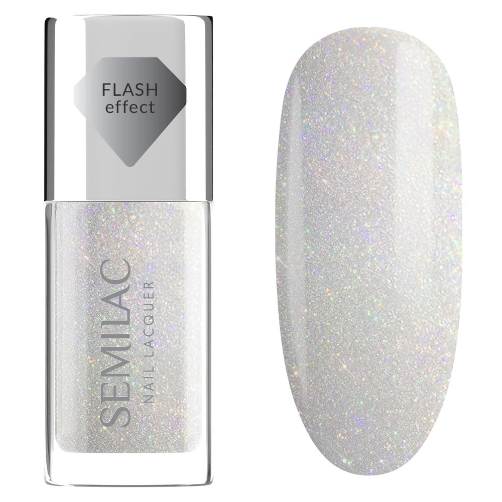 Semilac Classic Lakier Hybrydowy 116 Lacquer Holo Flash 9ml