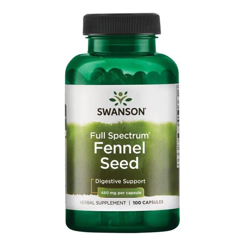 Swanson Full Spectrum Fennel Seed 480mg 100 Capsules