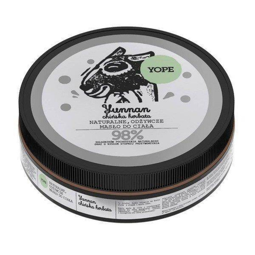 Yope Nourishing Natural Body Butter with Yunnan and Chinese Tea 200ml