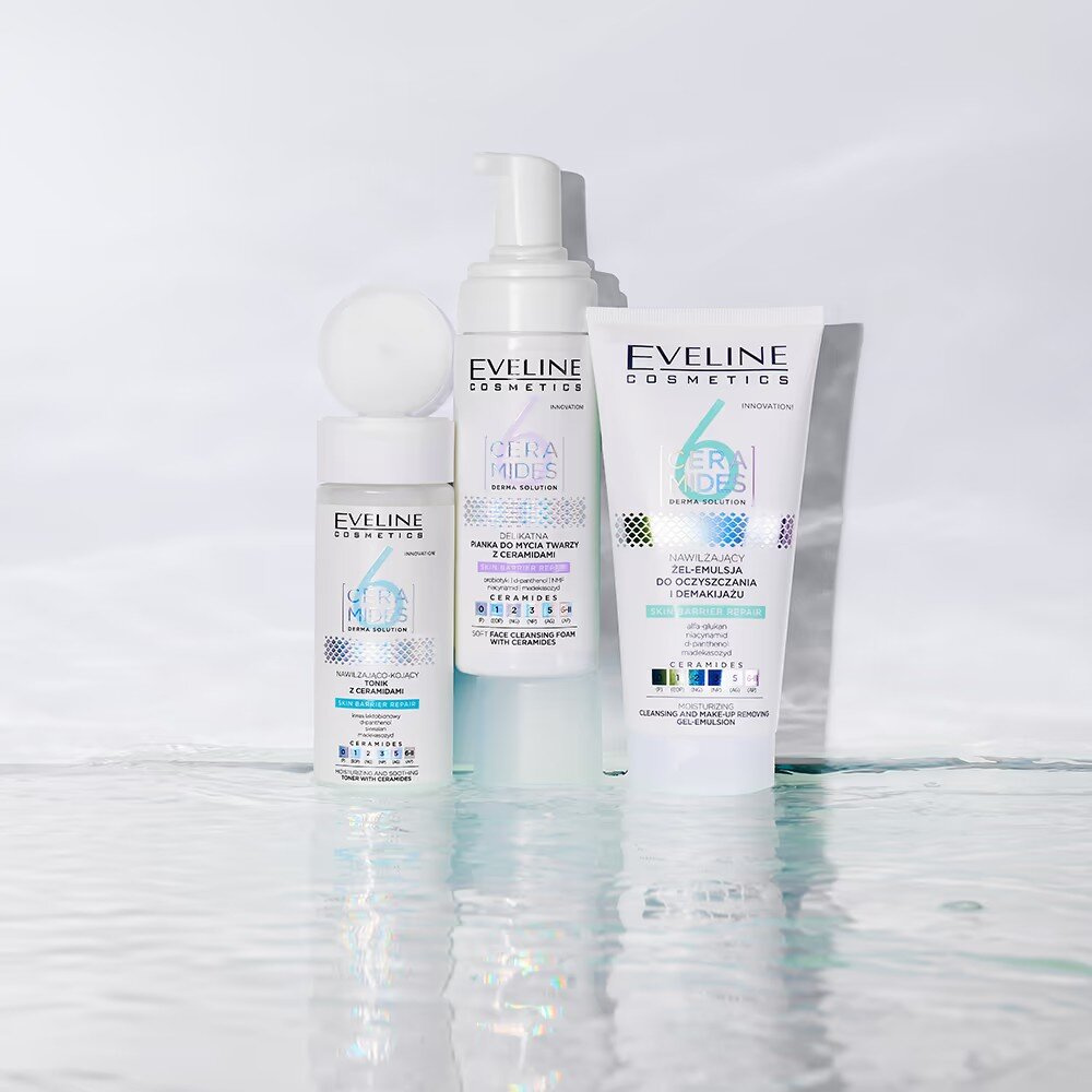 Eveline 6 Ceramides Moisturizing and Soothing Tonic with Ceramides for Dry and Sensitive Skin 150ml