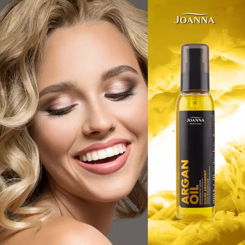 Joanna Professional Argan Oil Serum with Argan Oil for Hair Weakened by Hairdressing Treatments 125ml