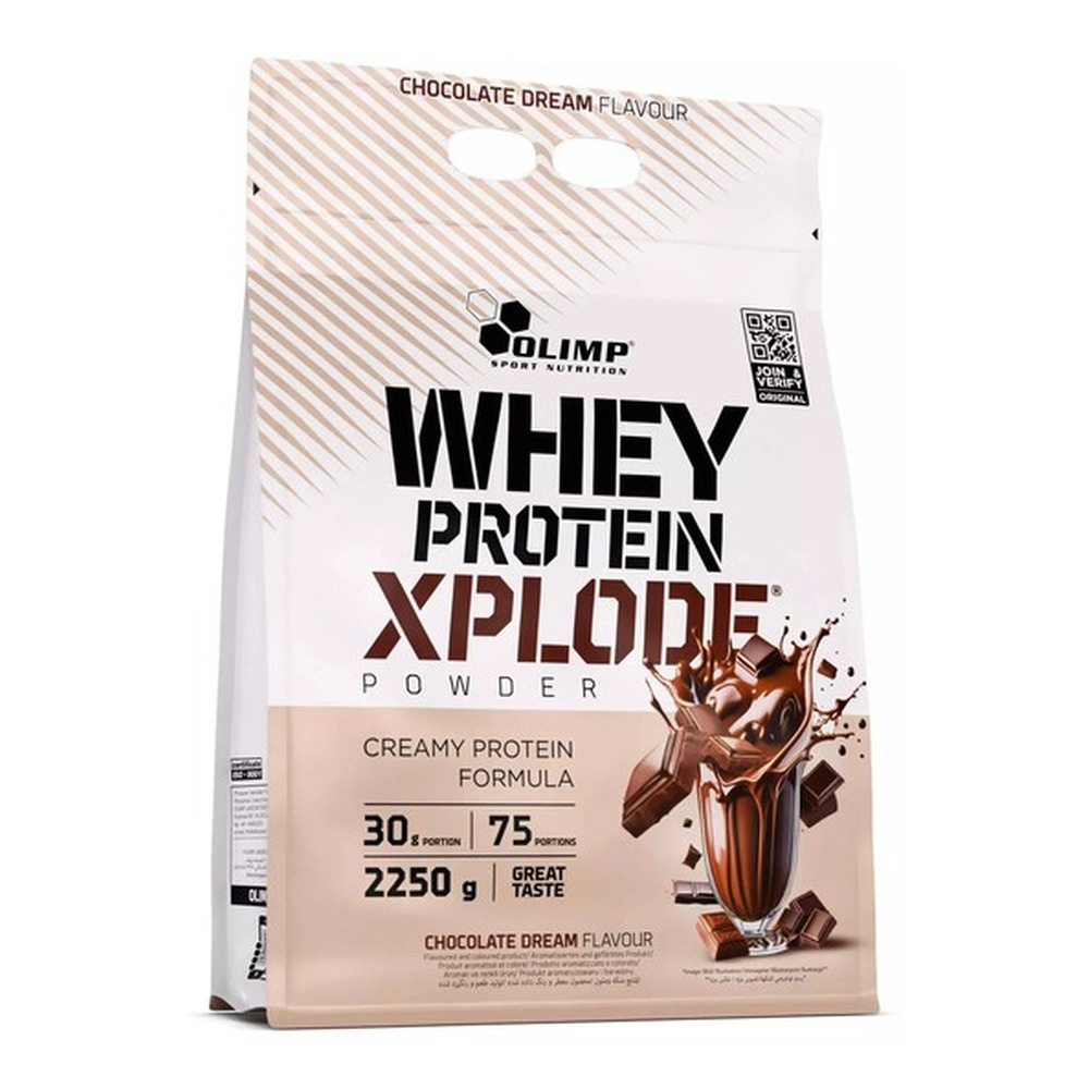 Olimp Nutrition Whey Protein Xplode Chocolate Dream Whey Protein Powder for Muscle Growth 2250g