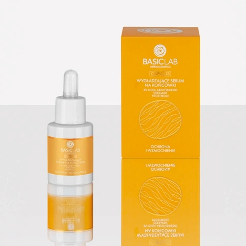 BasicLab Capillus Ochronne Serum Wzmacniające na Końcówki Włosów 15ml