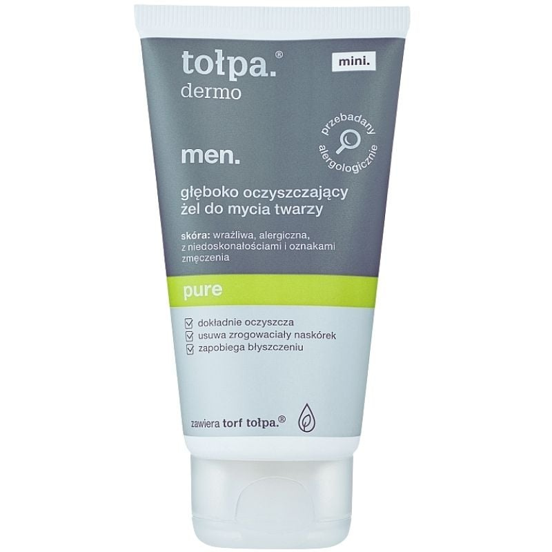 Tołpa Dermo Men Pure Węglowy żel do twarzy 150ml