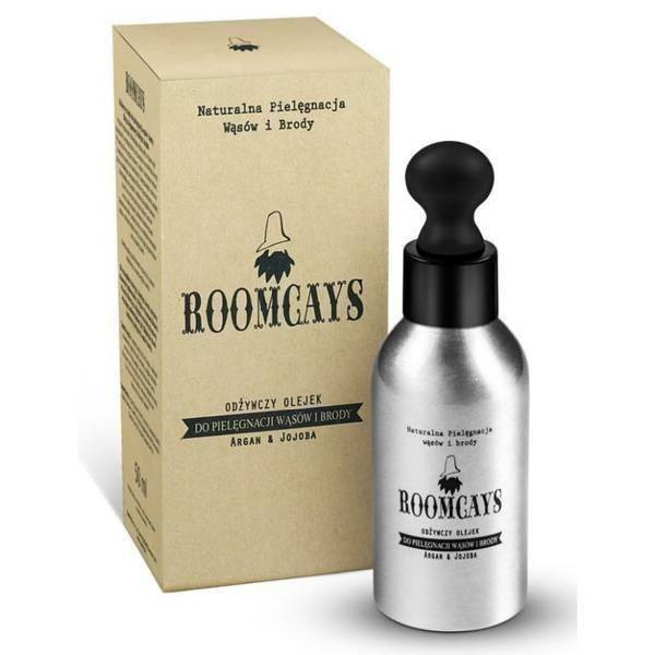 Roomcays Nourishing Caring Oil for Beard and Moustache in Aluminum Bottle 50ml