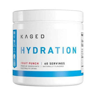 Kaged Muscle Hydration Fruit Punch Flavoured Electrolyte Powder For Hydration 294g