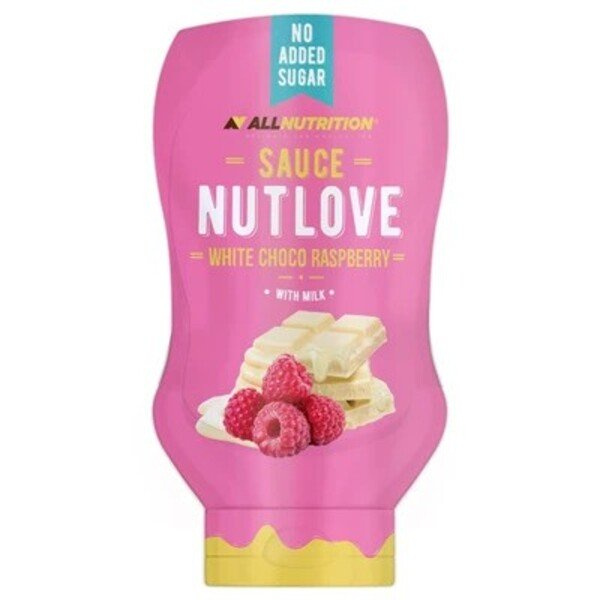 Allnutrition Nutlove White Choco Raspberry Krem o Smaku Białej Czekolady i Malin 280ml