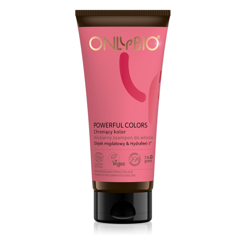 OnlyBio Powerful Colors Protecting Color Micellar Shampoo with Almond Oil for Dry Dyed Hair 200ml