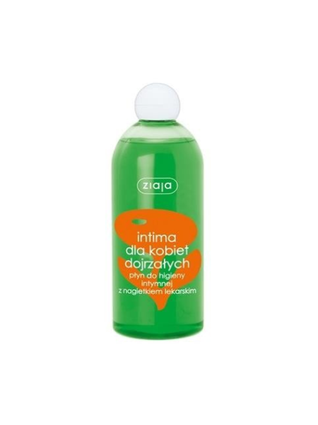Ziaja Nawilżający Płyn do Higieny Intymnej 40+ z Ekstraktem z Nagietka Lekarskiego 500ml