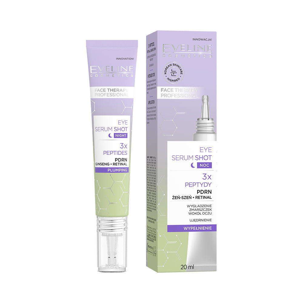 Eveline Serum Shot serum pod oczy nocne 3x peptydy 30 ml