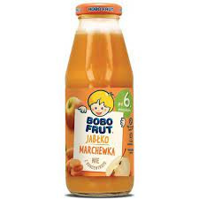 Bobo Frut Nektar Owocowo-Warzywny Jabłko Marchewka dla Niemowląt po 6 Miesiącu 300ml