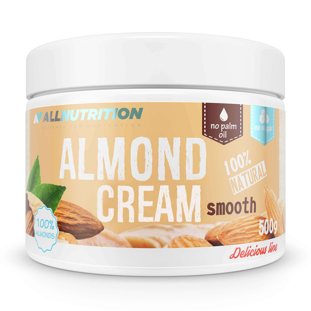 AllNutrition Almond Cream Smooth Sugar-Free Almond Cream 500g