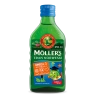 Mollers Tran Norweski o Aromacie Owocowym dla Dzieci powyżej 3 Roku Życia i Dorosłych 250ml