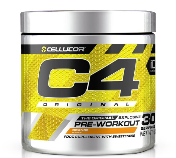 Cellucor C4 Original Odżywka Przedtreningowa Na Energię i Skupienie Pomarańcza 198g