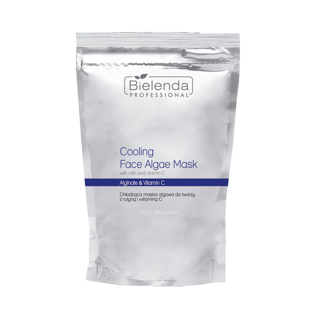 Bielenda Professional Face Program Chłodząca Maska Algowa z Rutyną i Witaminą C dla Skóry Wtrażliwej z Rozszerzonymi Naczynkami Opakowanie Uzupełniające 190g