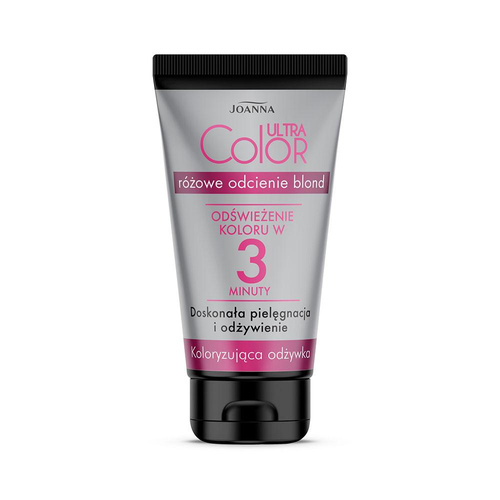 Joanna Ultra Color 3 Minute Coloring Conditioner Pink Shades Blonde 100g