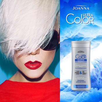 Joanna Ultra Color Shampoo for Gray Blonde and Lightened Hair Cool Shades 400ml