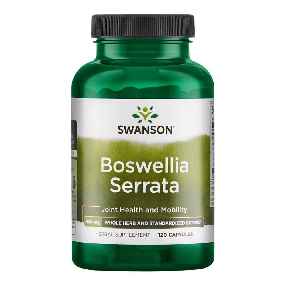 Swanson Boswellia Serrata 500mg Wspomaga Zdrowie Stawów 120 Kapsułek