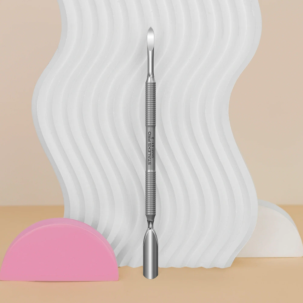 Staleks Pro Smart 51 Type 3 Double‑Ended Manicure Pusher And Nail Cleaner 145mm