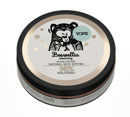Yope Natural Nourishing Body Butter with Boswellia and Rosemary 200ml