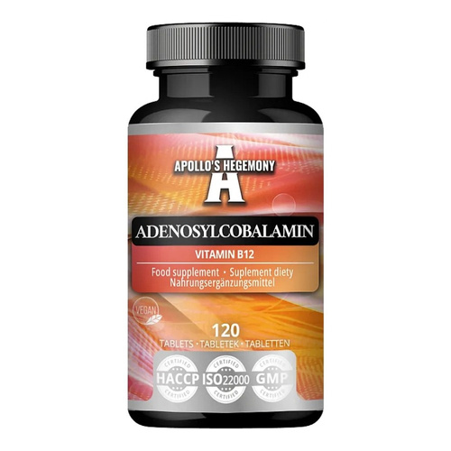 Apollo's Hegemony Adenosylcobalamin Vitamin B12 120 Tablets