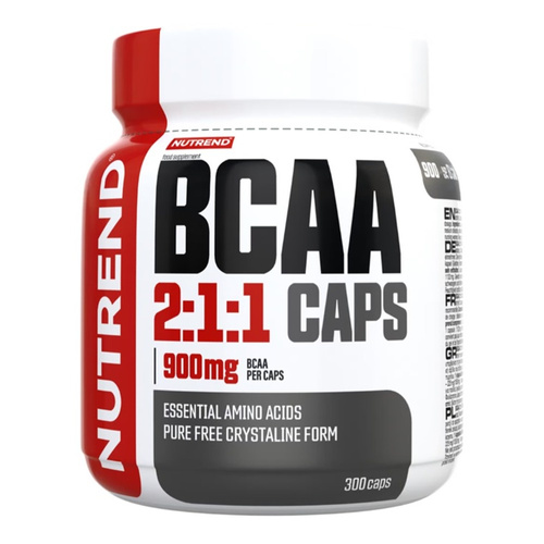 Nutrend BCAA 2:1:1 Capsules For Building and Maintaining Muscle Mass 300 Capsules