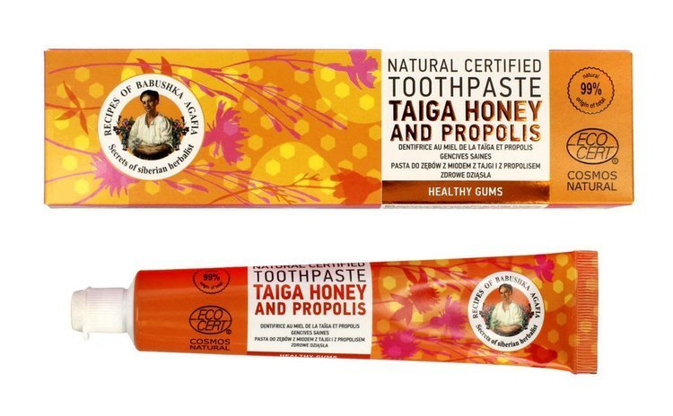 GRANDMA AGAFIA Toothpaste with Honey And Propolis 85g