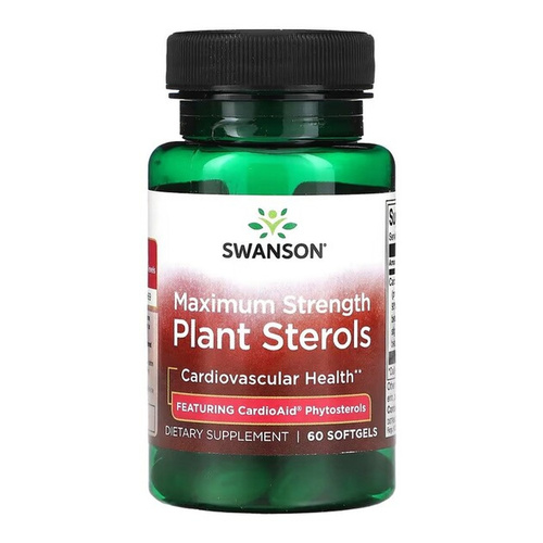 Swanson Maximum Strength Plant Sterols CardioAid 60 Capsules