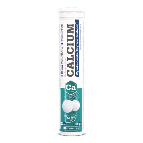 OLIMP Calcium o smaku cytrynowym, tabletki musujące, 20szt