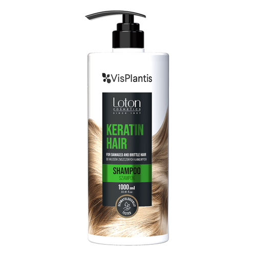 Vis Plantis Loton Strengthening Shampoo for Damaged and Brittle Hair with Keratin 1000ml