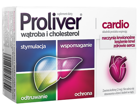 Aflofarm Proliver Cardio Wsparcie Wątroby i Trawienia 30 Tabletek