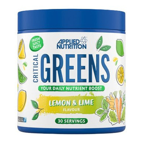 Applied Nutrition Critical Greens Mieszanka roślinna, Cytryna i limonka 150g