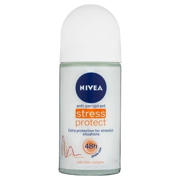 NIVEA Stress Protect, deodorant, roll-on for women, 50ml