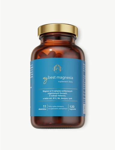 MyBestMagnesia Concentration Fatigue Stress 120 Capsules Best Before 31.10.26