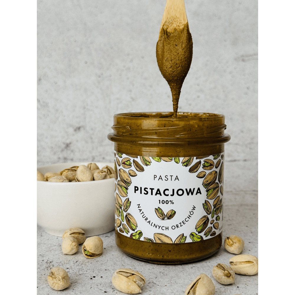 Młyn Kopytowa Skarby Młyna 100% Naturalna Pasta Pistacjowa 250g
