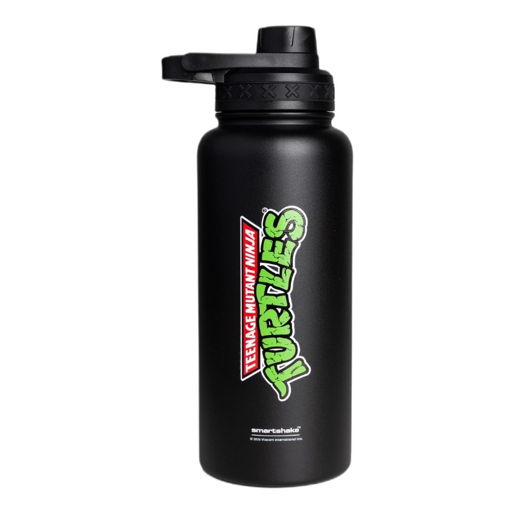 Bohtal Insulated Sports Bottle - TMNT, Classic Logo Black - 960 ml.