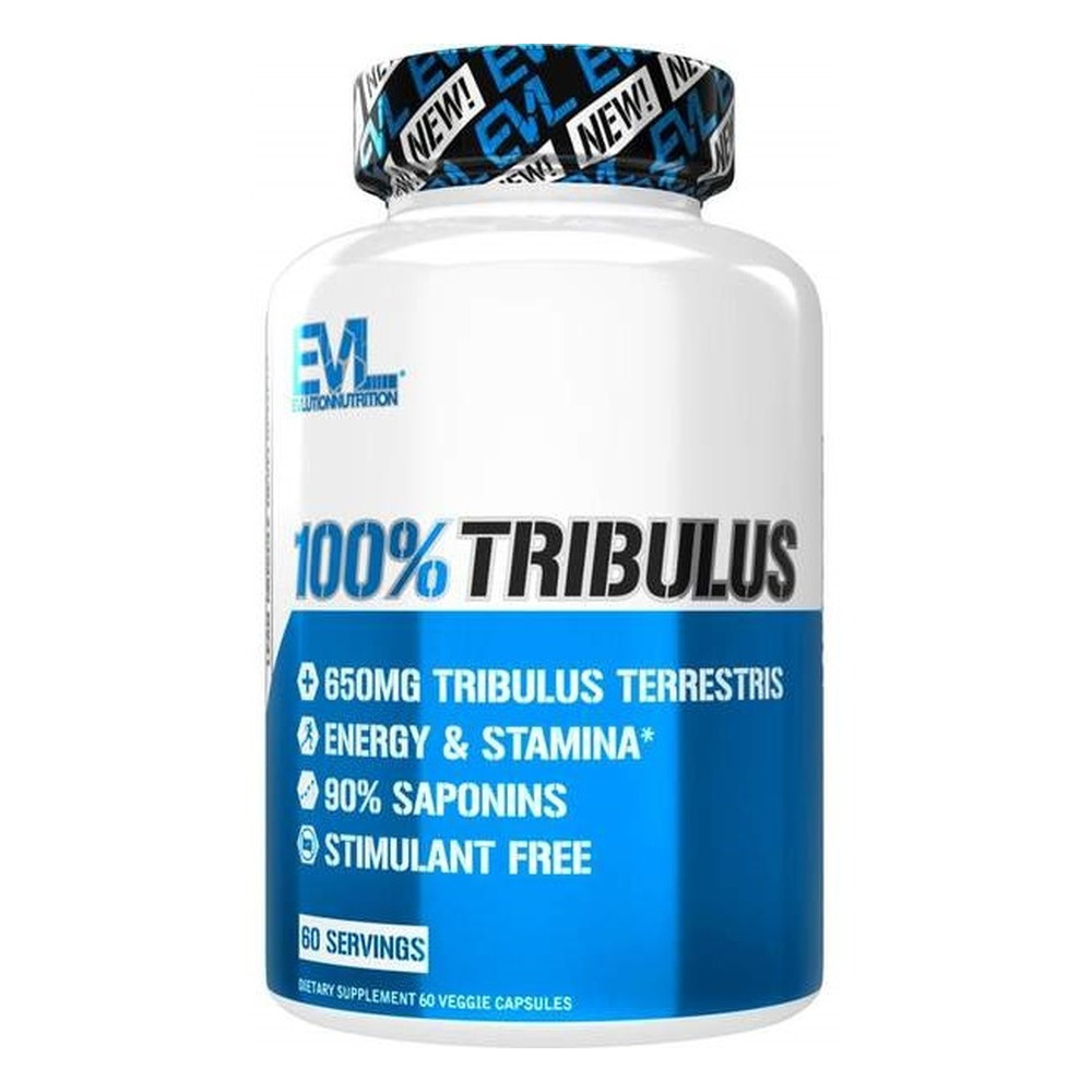 EVLution Nutrition 100% Tribulus Suplement Na Wytrzymałość i Energię 60 Kapsułek