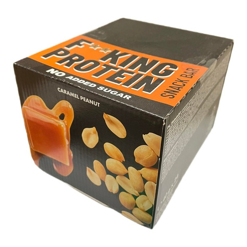 Allnutrition Fitking Protein Snack Bar Karmelowo Orzechowy Wysokobiałkowa Przekąska 24 x 40g