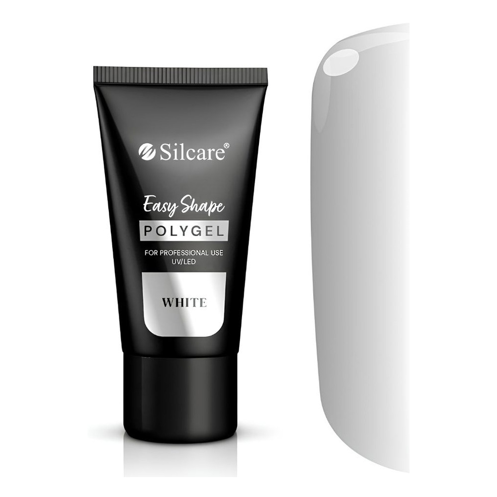Silcare Easy Shape Polygel for Nail Extensions & Reconstruction White 30g