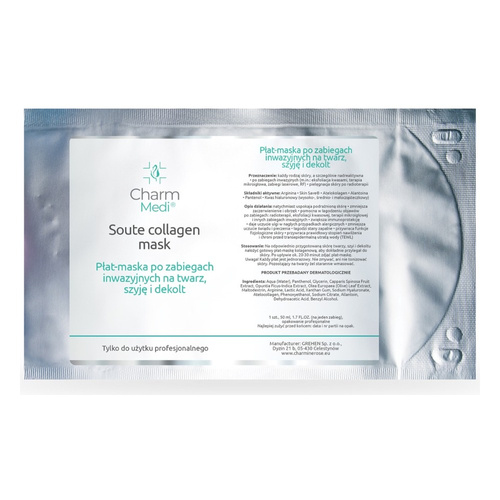 Charmine Rose Medi Professional Soute Collagen Mask 1pc