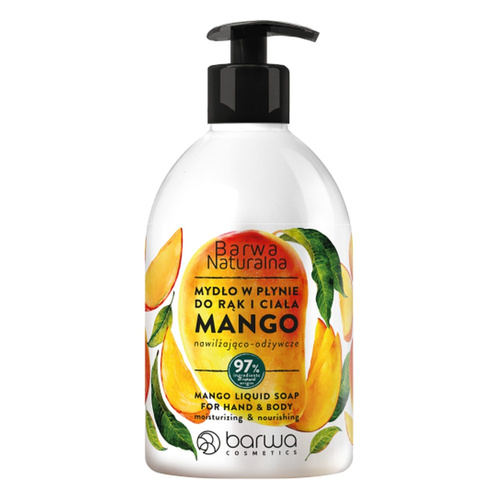 Barwa Naturalna Odżywcze Mydło w Płynie Mango 500ml
